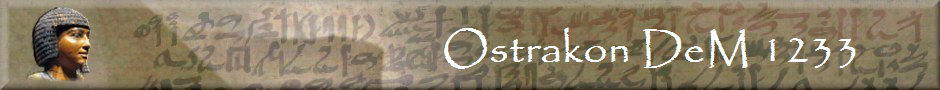 Ostrakon DeM 1233