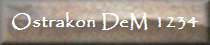 Ostrakon DeM 1234