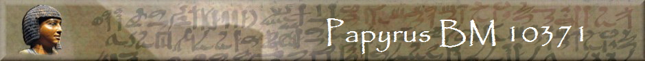 Papyrus BM 10371