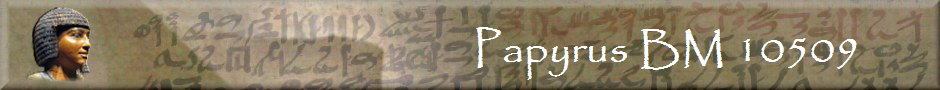 Papyrus BM 10509